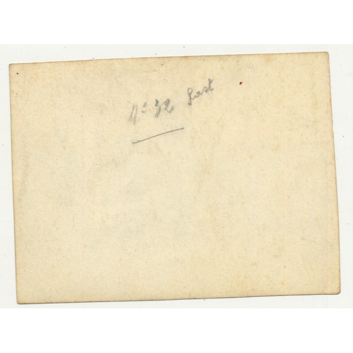 Native Congolese Guys Train Young Elephant / Steppe (Vintage Photo ~1940s/1950s)