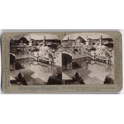 Jerusalem / Palestine: Ancient Pool Of Hezekiah (Vintage Stereoscopic Photo ~1905)