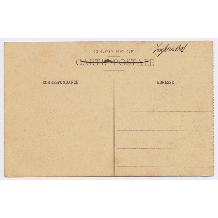 Boma / Belgian Congo: La Musique Militaire / Soldiers - Steamer (Vintage PC ~1920s)