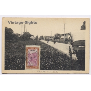 Tamatave / Madagascar: Boulevard Joffre (Vintage PC 1935)