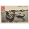 Bangkok / Siam (Thailand): Royal Barge - Procession (Vintage PC 1920)