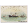 SMS Tegetthoff  / Posted to Mallorca (Vintage PC Litho  1904)