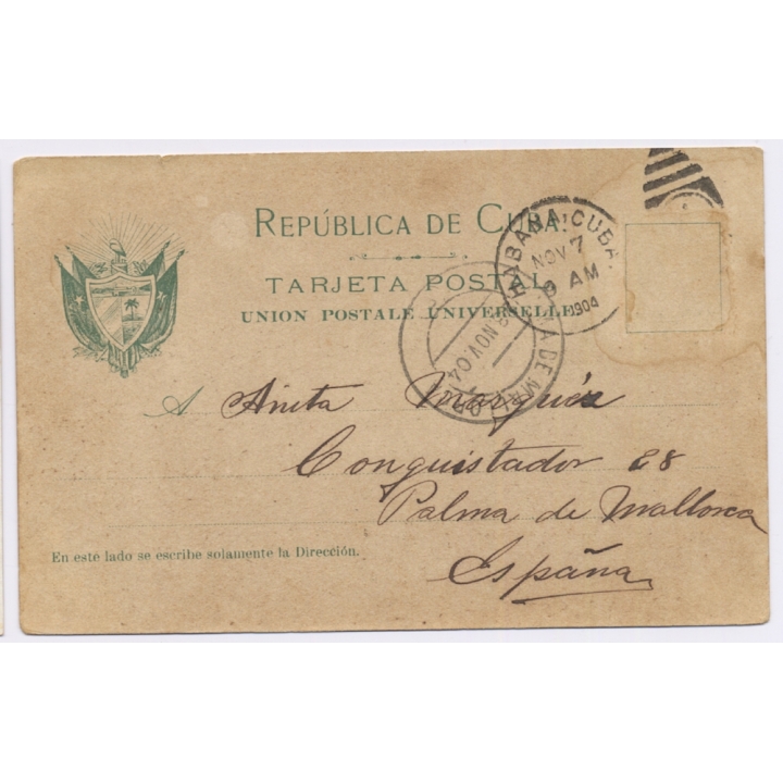 Cuba: Vega de Tabaco - Trabajadores (Vintage PC 1904)