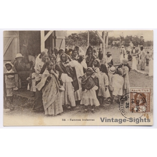 Mauritius: Femmes Indiennes / Indigenous - Ethnic (Vintage PC 1935)