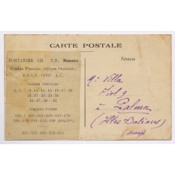 Mali: Danse de Habitants des Cavernes / Ethnic (Vintage PC FORTIER 1923)