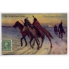 Charles Craig: A Cold Winter Evening / Native Americans On Horses (Vintage PC 1915)