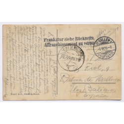 Switzerland: Appenzellerin in Festtracht (Vintage PC 1915)