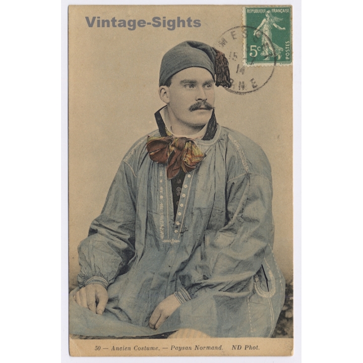 France: Paysan Normand / Ancien Costume (Vintage PC 1914)