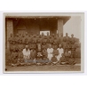 Royal Visit in Congo Belge 1928: Head Of Mission, Priests & Indigenous (Vintage Photo)