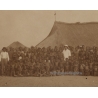 Royal Visit in Congo Belge 1928: Missionaries & Indigenous In Front Of Church (Vintage Photo)