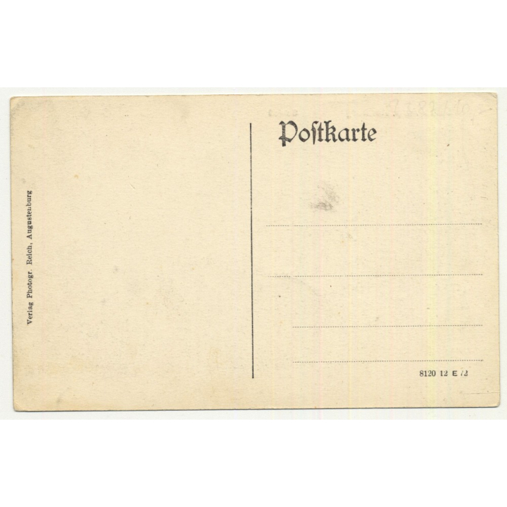 6440 Augustenborg / Denmark: Castle  (Vintage Postcard B/W)