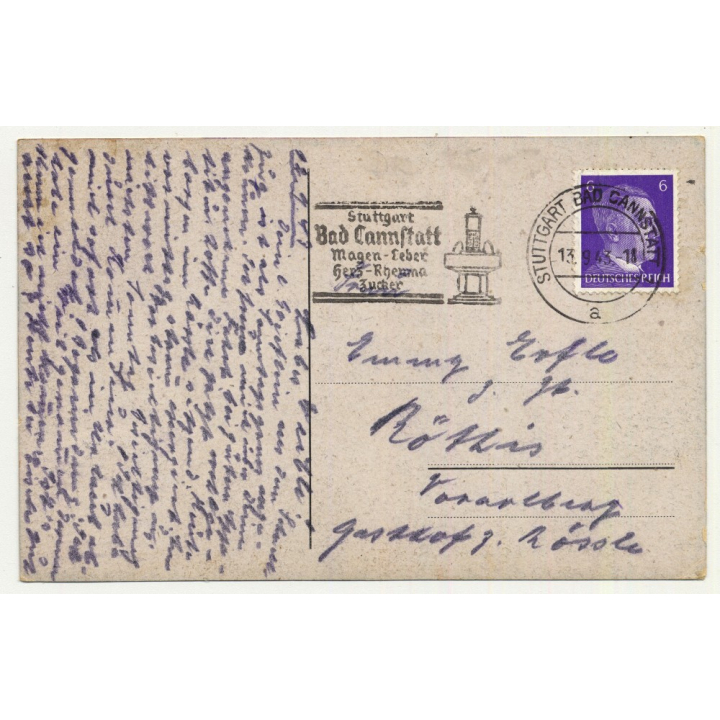 6270 Tondern / Denmark: Abstimmungsgebiet Schleswig (Vintage Artist Postcard 1943)