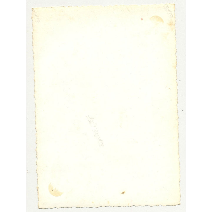 Congo: Native Worker Chops Huge Tree By Hand (Vintage Photo B/W ~1940s)