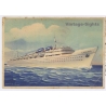 Turbonave Lucania - Transatlantic Steamer (Vintage PC ~1950s)