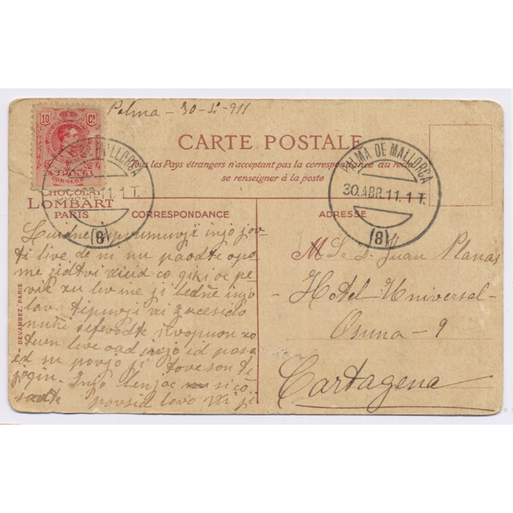 Chocolat Lombart: Les Cris de Paris 1740-1910 (Vintage PC 1911)