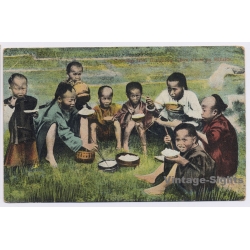 Hongkong / China: Chow Chow On Hillside (Vintage PC 1910)