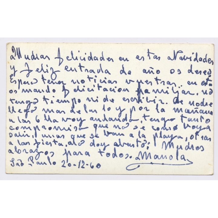 Brasilia / Brazil: Palácio da Alvorada - Oscar Niemeyer (Vintage RPPC 1960)