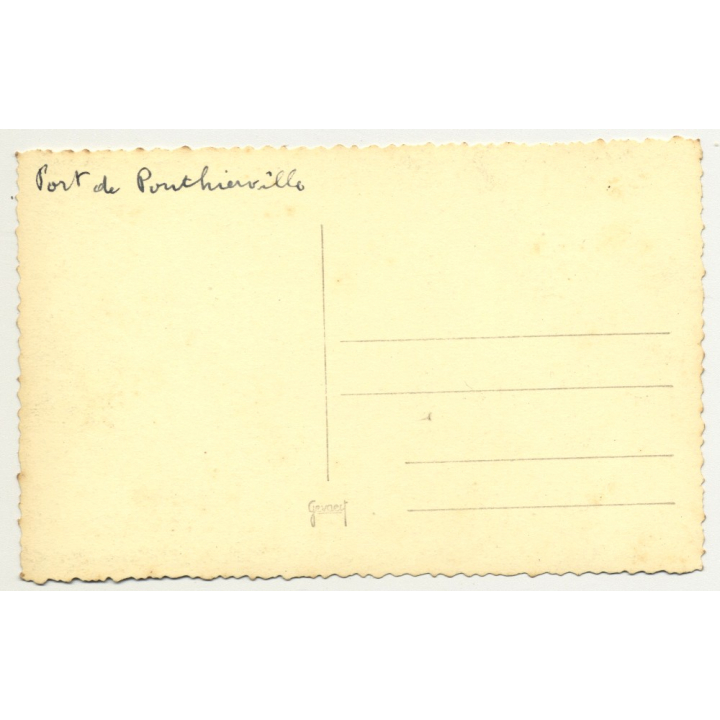 Congo / Africa: Harbor Of Ponthierville (Vintage RPPC B/W ~1920s/1930s)