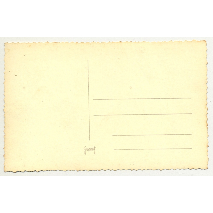 Congo / Africa: Fisherman At Stanley Falls / Fish Trap (Vintage RPPC B/W ~1920s/1930s)