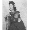 Fashion Study: Elegant Lady In Fancy Black Lace Dress *1 (Vintage Negative 18 X 13CM ~1930s/1940s)