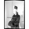 Fashion Study: Elegant Lady With Stylish Turban Style Hat (Vintage Negative 18 X 13CM ~1930s/1940s)