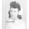 Fashion Study: Elegant Woman In Spectacular White Feather Dress*1 (Vintage Negative 18 X 13CM ~1930s/1940s)