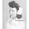 Fashion Study: Elegant Woman In Spectacular White Feather Dress*3 (Vintage Negative 18 X 13CM ~1930s/1940s)