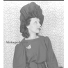 Fashion Study: Elegant Lady In Plain Dress With Great Hat (Vintage Negative 18 X 13CM ~1930s/1940s)
