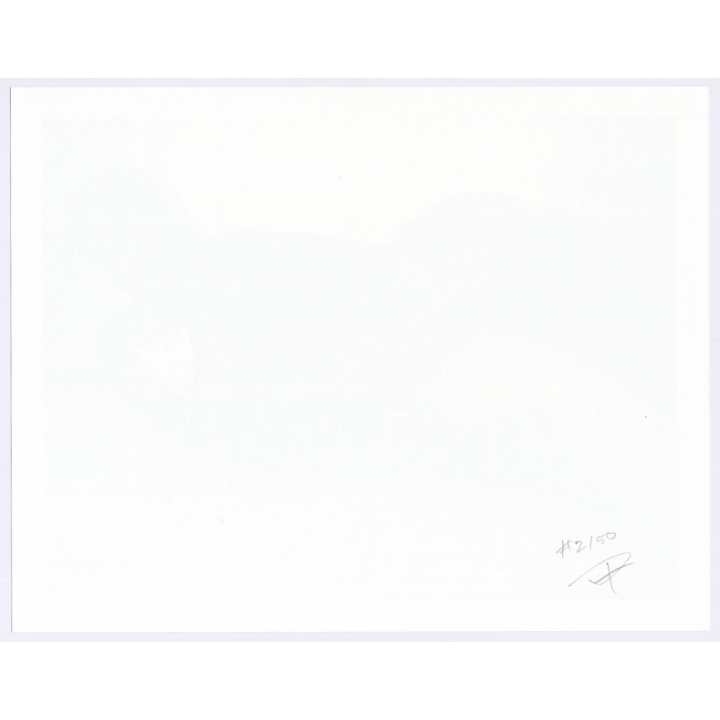 Artistic Erotic Study: Stunning Dark-Haired Beauty Kneeling / Lim.Ed. 2/50 (Large Digital Photo Print ~2000s)