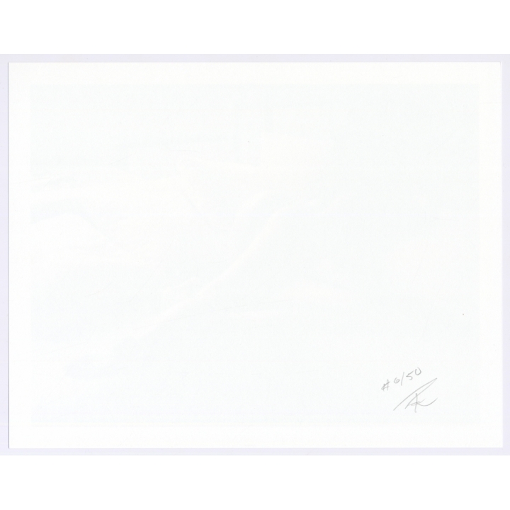 Artistic Erotic Study: Slim Long-Haired Nude On Bed / Lim.Ed. 6/50 (Large Digital Photo Print ~2000s)