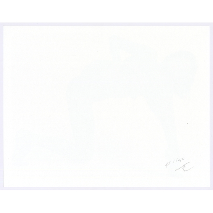 Artistic Erotic Study: Slim Sporty Nude Kneeling / Lim.Ed. 1/50 (Large Digital Photo Print ~2000s)