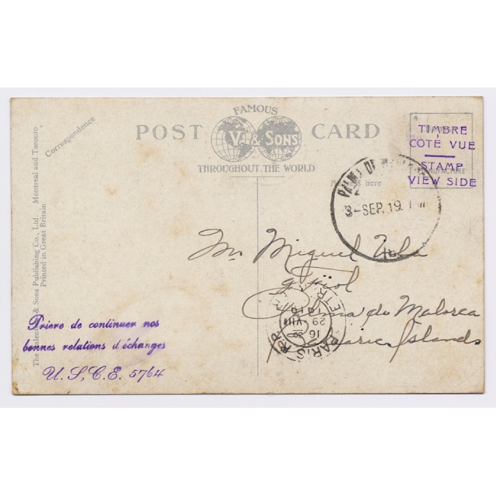 Quebec / Canada: Corner St. John And Fabrique Streets (Vintage PC 1919)