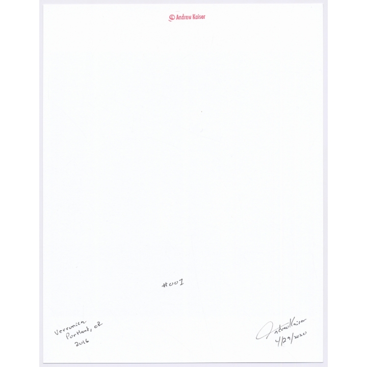 Artistic Erotic Study by Andrew Kaiser: Verronica *1 (Large Digital Photo Print 2020)