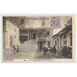 Sidi-Bou-Said / Tunisia: La Place Principale (Vintage PC 1936)