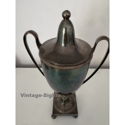 Beautiful Antique Sheffield Plate Tea Urn / Samovar  (UK 1st Half Of 19th Century)