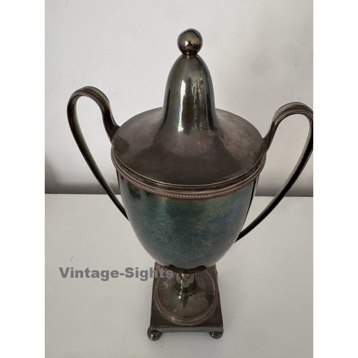 Beautiful Antique Sheffield Plate Tea Urn / Samovar  (UK 1st Half Of 19th Century)