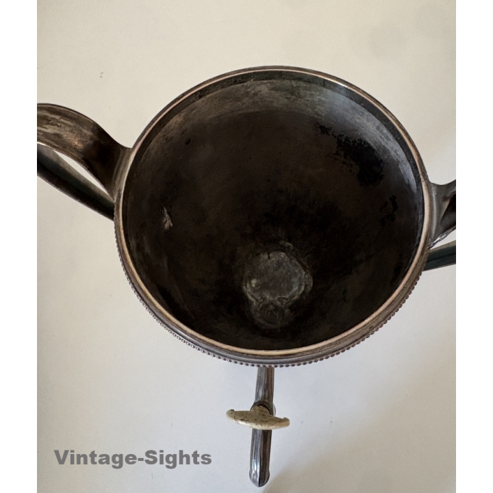 Beautiful Antique Sheffield Plate Tea Urn / Samovar  (UK 1st Half Of 19th Century)