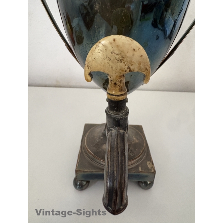 Beautiful Antique Sheffield Plate Tea Urn / Samovar  (UK 1st Half Of 19th Century)