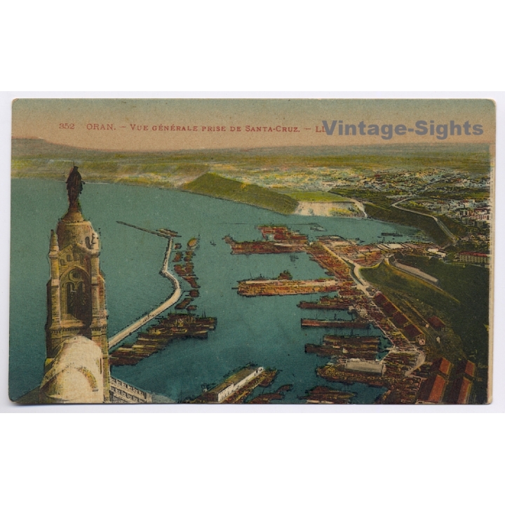 Oran / Algeria: Vue Générale Prise De Santa-Cruz (Vintage PC ~1930s)