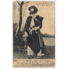 Rosario de Santa Fé: Gaucho en traje de Gala / Costumbres Campestres (Vintage PC 1909)