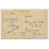 Mar Del Plata / Argentina: Alrededores del Club (Vintage Stereoscopic RPPC 1915)
