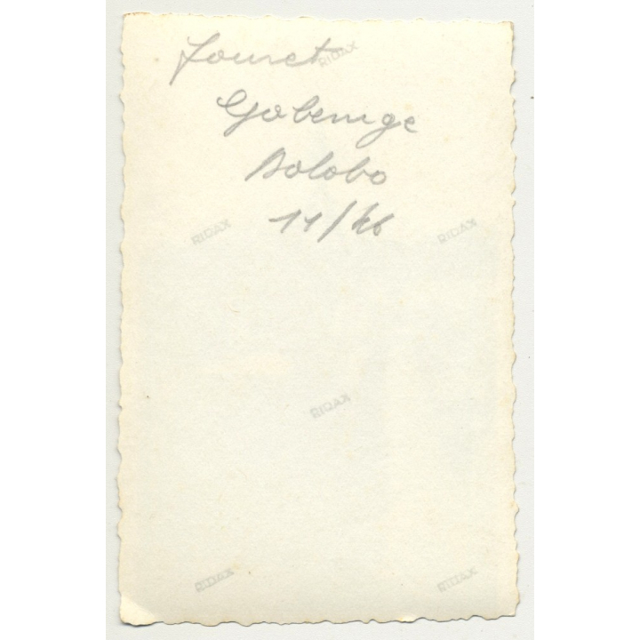 Gabenge - Bolobo / Congo: Big Dredge At Work *2 / Water Pipe (Vintage Photo B/W 1946)