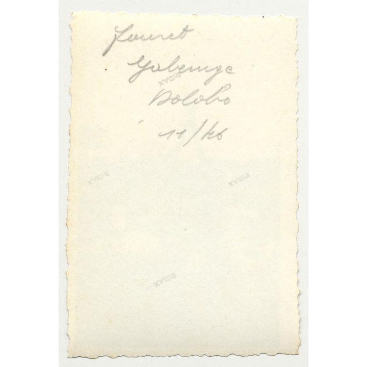 Gabenge - Bolobo / Congo: Big Dredge At Work *3 / Water Pipe (Vintage Photo B/W 1946)