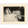 Erotic Study: Pretty Nude Pin-Up On Bed*3 (Vintage Photo ~1950s)