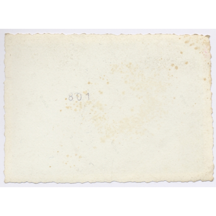 1945 Britsh Occupation Zone Sign: Entering Germany - Be On Your Guard (Vintage Photo)