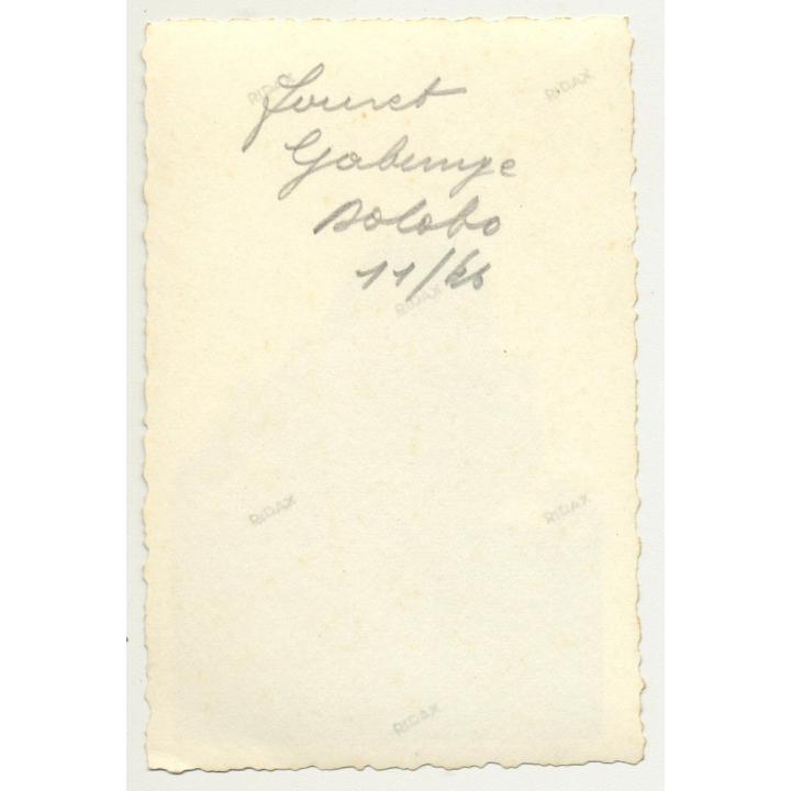 Gabenge - Bolobo / Congo: Tracked Construction Vehicle *3 / Ramp (Vintage Photo B/W 1946)