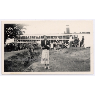 Belgian Congo: Princess Lilian Of Belgium During Visit*2 (Vintage Photo ~1955)