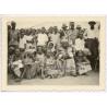 Belgian Congo: Tribal Chief & His Wives / Ethnic (Vintage Photo ~1930s/1940s