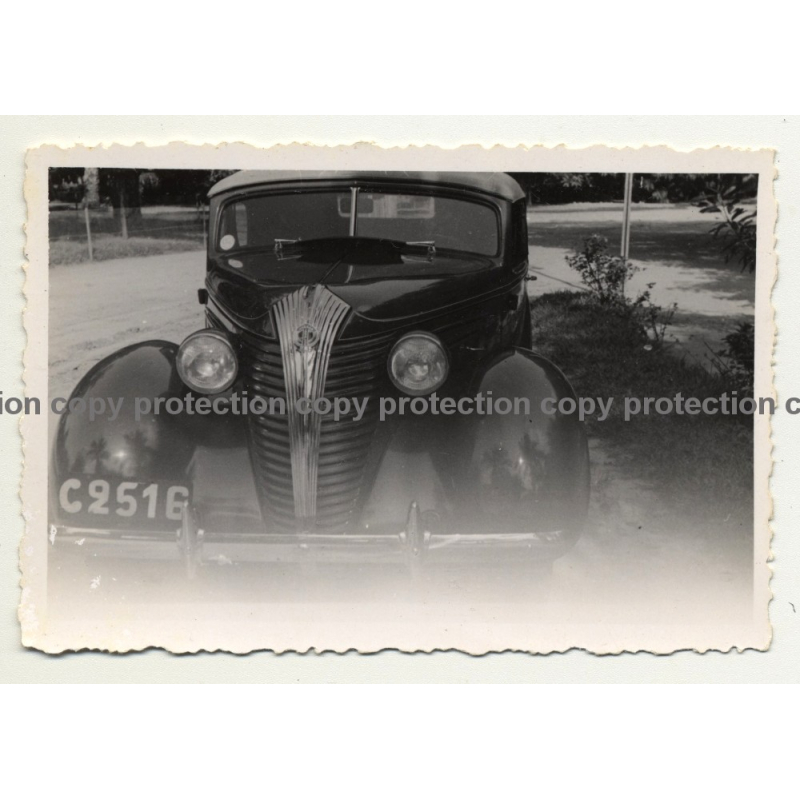 Léopoldville / Congo: Hudson Terraplane Deluxe Cabrio (Vintage Photo B/W ~1930s/1940s)