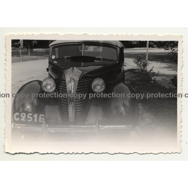 Léopoldville / Congo: Hudson Terraplane Deluxe Cabrio (Vintage Photo B/W ~1930s/1940s)